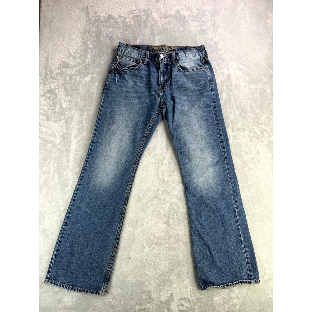 American Eagle Outfitters Original Bootcut Jeans Mens 32x32 Blue Denim Cotton